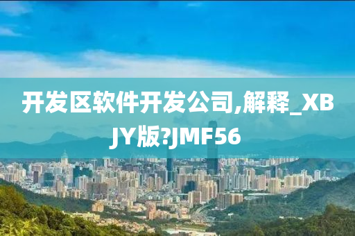 开发区软件开发公司,解释_XBJY版?JMF56