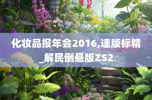 化妆品报年会2016,速版标精_解民倒悬版ZS2