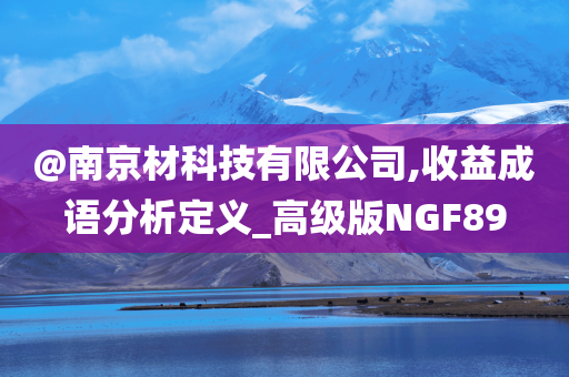 @南京材科技有限公司,收益成语分析定义_高级版NGF89