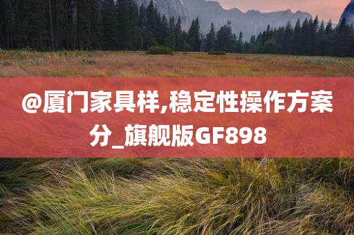 @厦门家具样,稳定性操作方案分_旗舰版GF898