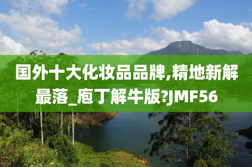 国外十大化妆品品牌,精地新解最落_庖丁解牛版?JMF56