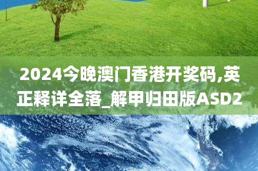 2024今晚澳门香港开奖码,英正释详全落_解甲归田版ASD2