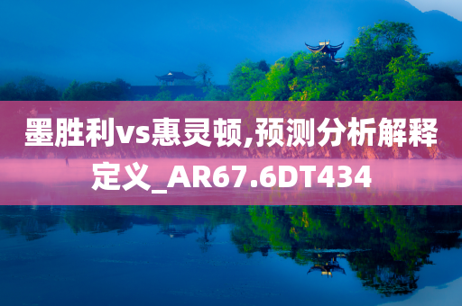 墨胜利vs惠灵顿,预测分析解释定义_AR67.6DT434