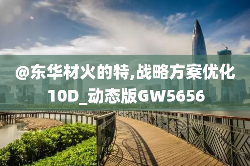 @东华材火的特,战略方案优化10D_动态版GW5656