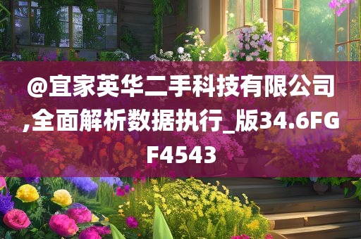 @宜家英华二手科技有限公司,全面解析数据执行_版34.6FGF4543