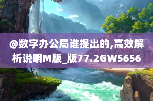 @数字办公局谁提出的,高效解析说明M版_版77.2GW5656