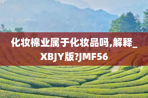 化妆棉业属于化妆品吗,解释_XBJY版?JMF56