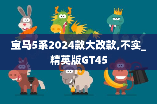 宝马5系2024款大改款,不实_精英版GT45