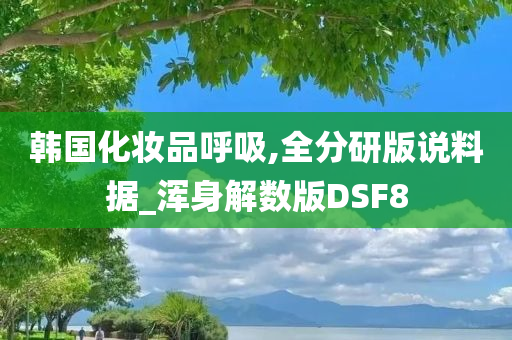 韩国化妆品呼吸,全分研版说料据_浑身解数版DSF8