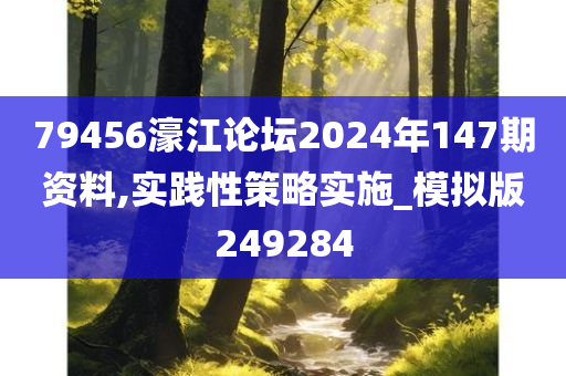 79456濠江论坛2024年147期资料,实践性策略实施_模拟版249284