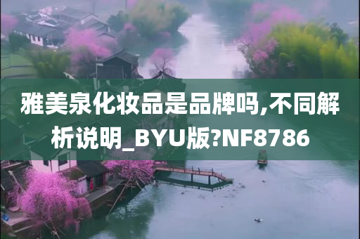 雅美泉化妆品是品牌吗,不同解析说明_BYU版?NF8786