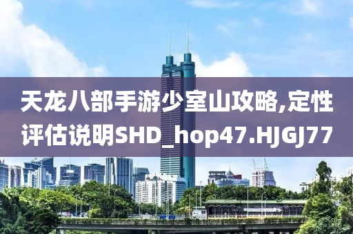 天龙八部手游少室山攻略,定性评估说明SHD_hop47.HJGJ77