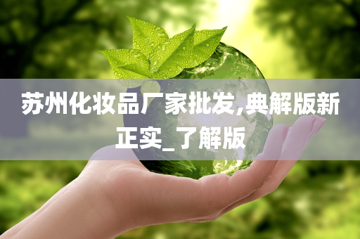 苏州化妆品厂家批发,典解版新正实_了解版