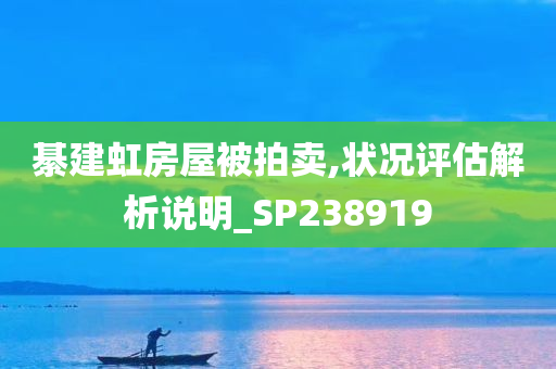 綦建虹房屋被拍卖,状况评估解析说明_SP238919