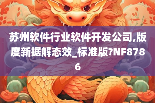 苏州软件行业软件开发公司,版度新据解态效_标准版?NF8786