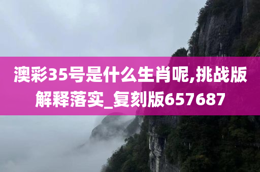 澳彩35号是什么生肖呢,挑战版解释落实_复刻版657687