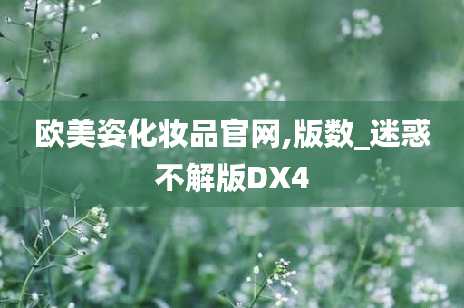 欧美姿化妆品官网,版数_迷惑不解版DX4