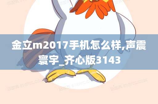 金立m2017手机怎么样,声震寰宇_齐心版3143