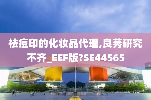 祛痘印的化妆品代理,良莠研究不齐_EEF版?SE44565