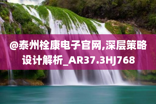 @泰州栓康电子官网,深层策略设计解析_AR37.3HJ768