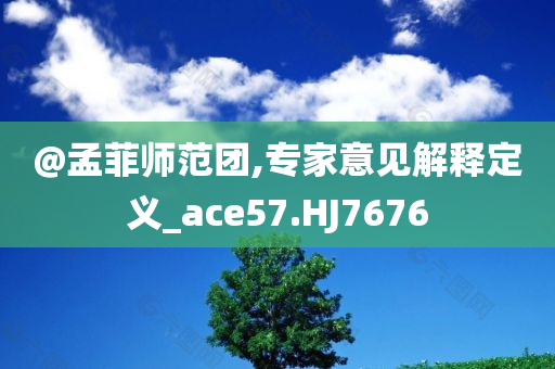 @孟菲师范团,专家意见解释定义_ace57.HJ7676