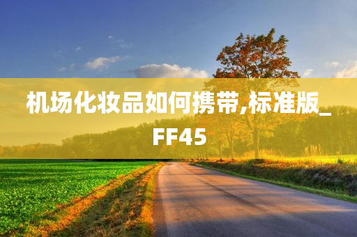 机场化妆品如何携带,标准版_FF45