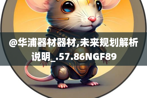 @华浦器材器材,未来规划解析说明_.57.86NGF89