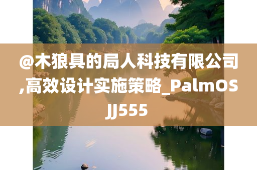 @木狼具的局人科技有限公司,高效设计实施策略_PalmOSJJ555