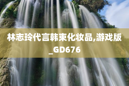 林志玲代言韩束化妆品,游戏版_GD676