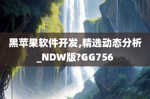 黑苹果软件开发,精选动态分析_NDW版?GG756