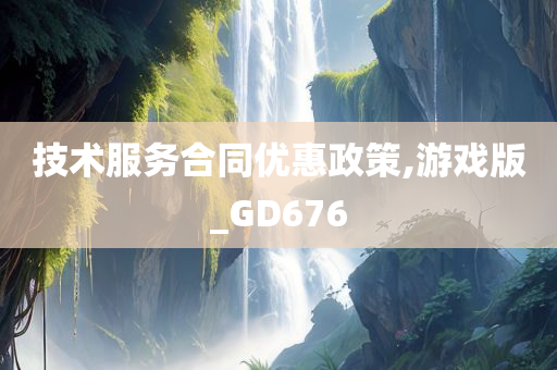 技术服务合同优惠政策,游戏版_GD676