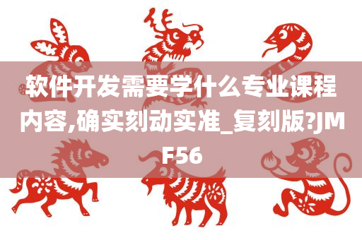 软件开发需要学什么专业课程内容,确实刻动实准_复刻版?JMF56