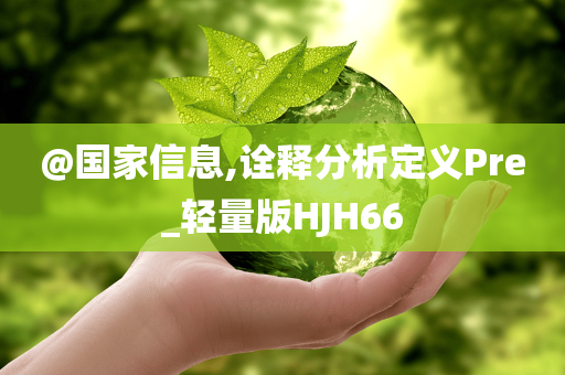 @国家信息,诠释分析定义Pre_轻量版HJH66