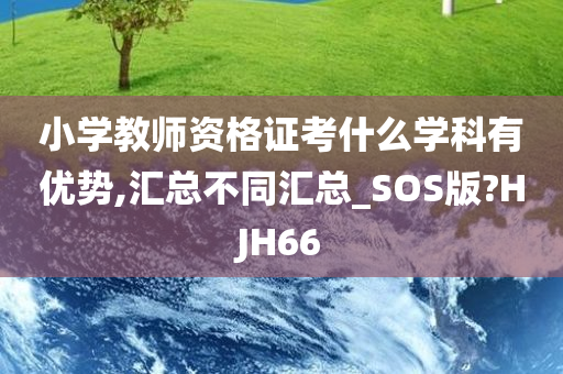 小学教师资格证考什么学科有优势,汇总不同汇总_SOS版?HJH66