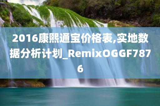 2016康熙通宝价格表,实地数据分析计划_RemixOGGF7876