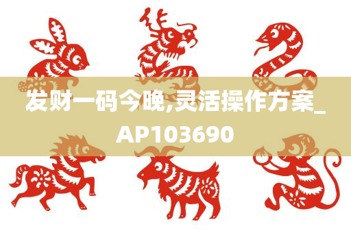 发财一码今晚,灵活操作方案_AP103690