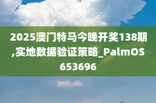 2025澳门特马今晚开奖138期,实地数据验证策略_PalmOS653696