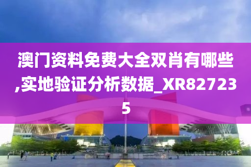 澳门资料免费大全双肖有哪些,实地验证分析数据_XR827235