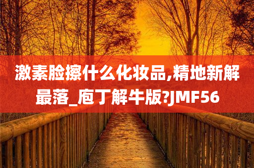 激素脸擦什么化妆品,精地新解最落_庖丁解牛版?JMF56