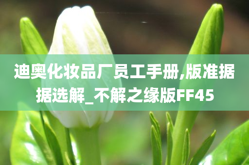 迪奥化妆品厂员工手册,版准据据选解_不解之缘版FF45