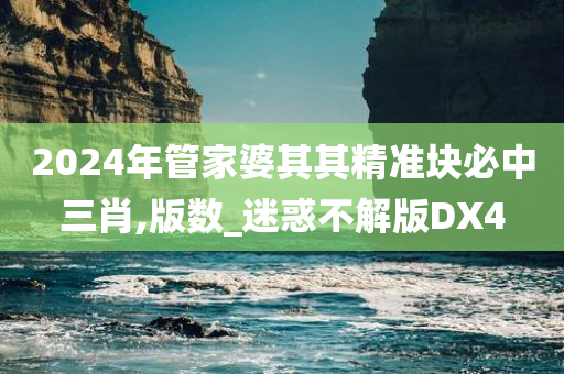 2024年管家婆其其精准块必中三肖,版数_迷惑不解版DX4