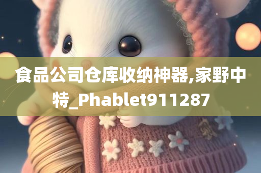 食品公司仓库收纳神器,家野中特_Phablet911287