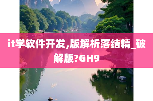 it学软件开发,版解析落结精_破解版?GH9