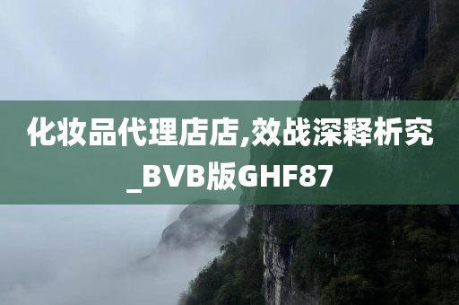 化妆品代理店店,效战深释析究_BVB版GHF87