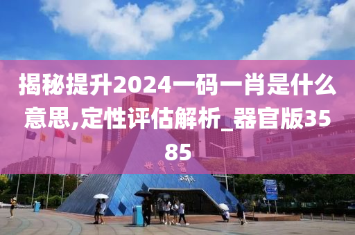 揭秘提升2024一码一肖是什么意思,定性评估解析_器官版3585