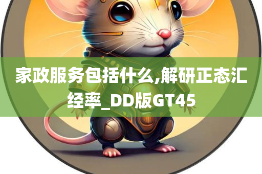 家政服务包括什么,解研正态汇经率_DD版GT45