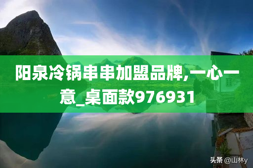 阳泉冷锅串串加盟品牌,一心一意_桌面款976931