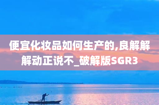 便宜化妆品如何生产的,良解解解动正说不_破解版SGR3