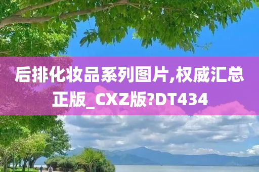 后排化妆品系列图片,权威汇总正版_CXZ版?DT434