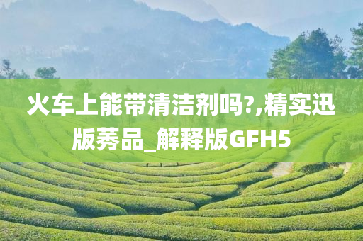 火车上能带清洁剂吗?,精实迅版莠品_解释版GFH5